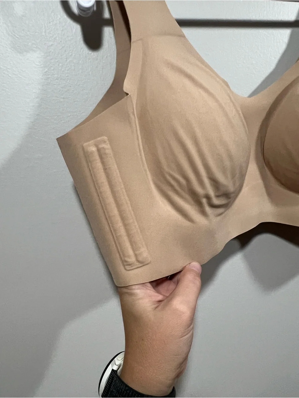 Honeylove V-Neck Nude T-Shirt Bra Size 1X